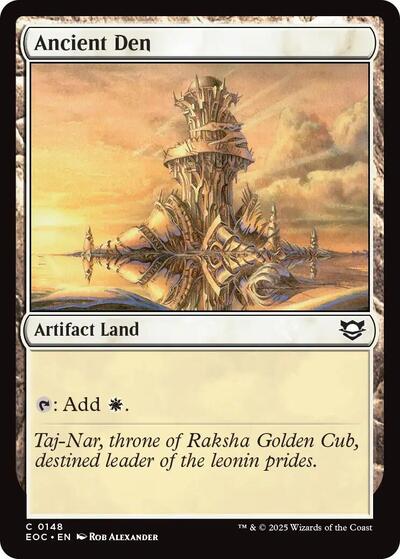 Ancient Den (Commander: Edge of Eternities) Near Mint