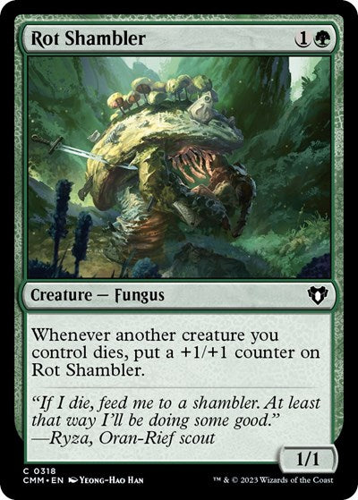 Rot Shambler (Commander Masters) Light Play Foil