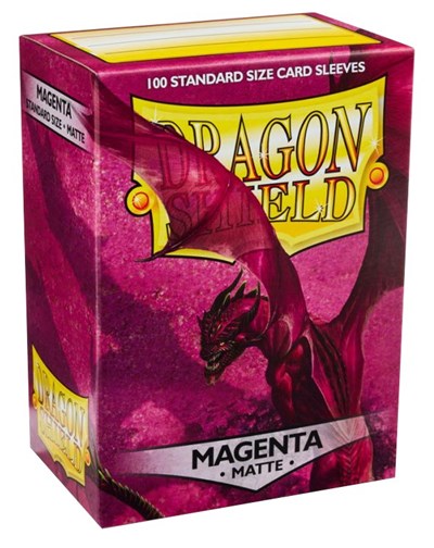 Dragon Shield Matte Sleeves Magenta (100-Pack) (Dragon Shield) New