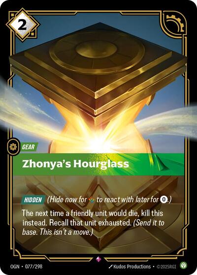 Zhonya's Hourglass (Origins) Near Mint Foil