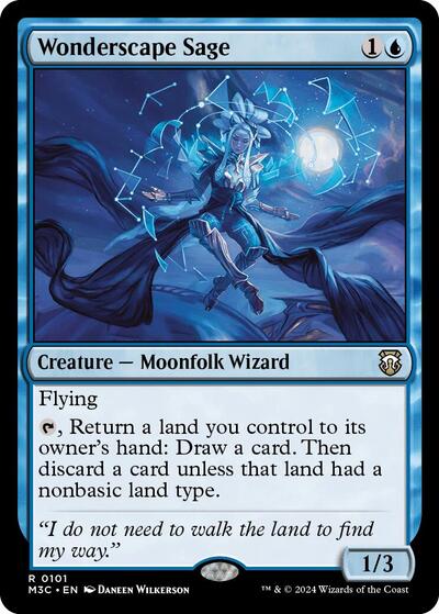Wonderscape Sage (Commander: Modern Horizons 3) Near Mint