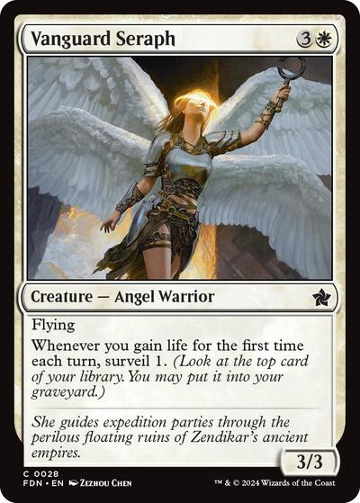 Vanguard Seraph (Foundations) Light Play Foil
