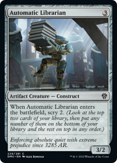 Automatic Librarian (Dominaria United) Near Mint Foil