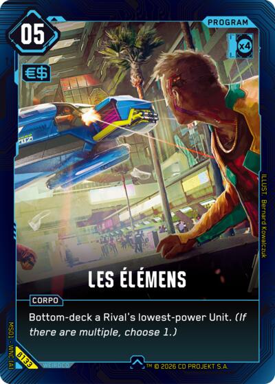 Les Elemens (Welcome to Night City - Beta) Near Mint