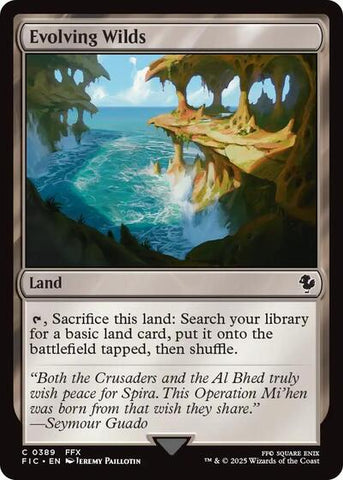 Evolving Wilds (Commander: FINAL FANTASY) Near Mint