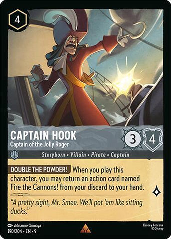 Captain Hook - Captain of the Jolly Roger (Fabled) Near Mint Cold Foil