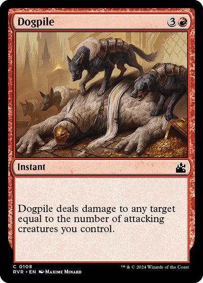 Dogpile (Ravnica Remastered) Near Mint Foil