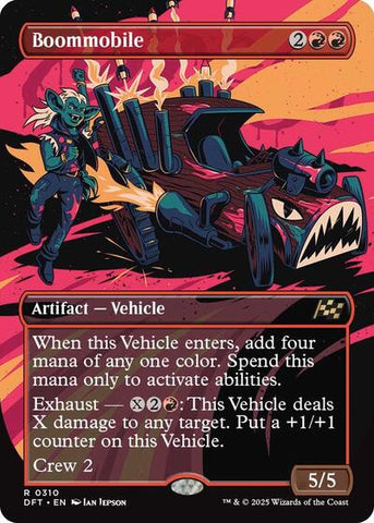 Boommobile (Borderless) (Aetherdrift) Near Mint Foil