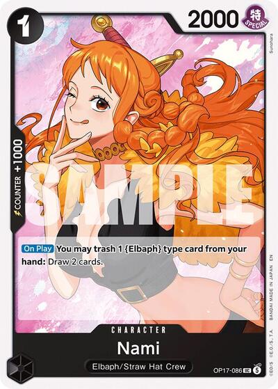 Nami (086) (The World's Strongest Warriors) Near Mint