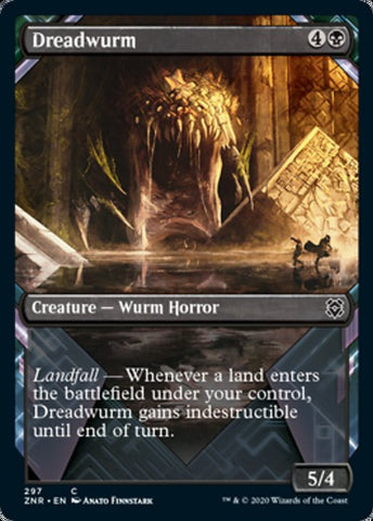 Dreadwurm (Showcase) (Zendikar Rising) Near Mint Foil