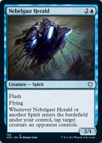 Nebelgast Herald (Commander 2021 Crimson Vow) Near Mint