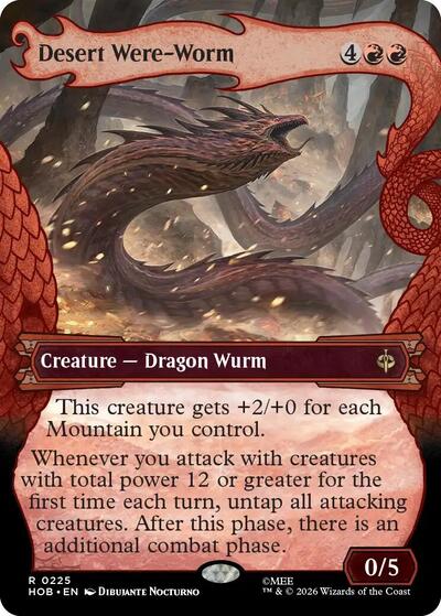 Desert Were-Worm (Showcase) (The Hobbit) Near Mint Foil