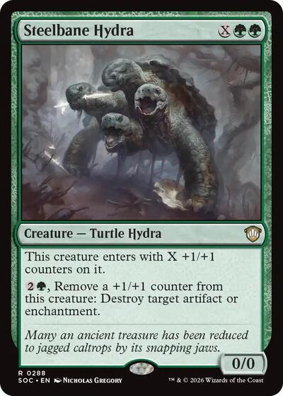 Steelbane Hydra (Commander: Secrets of Strixhaven) Near Mint