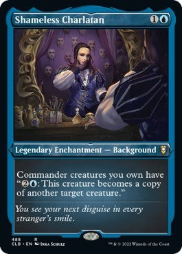 Shameless Charlatan (Etched Foil) (Commander Legends: Battle for Baldur's Gate) Near Mint Foil