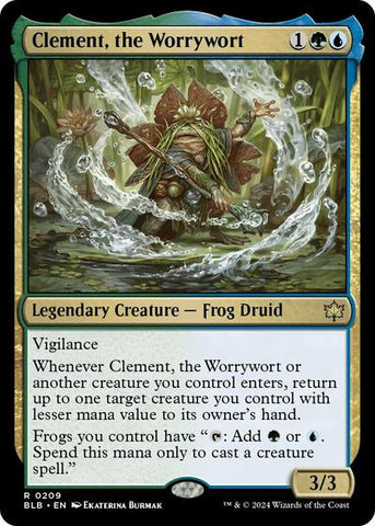 Clement, the Worrywort (Bloomburrow) Near Mint