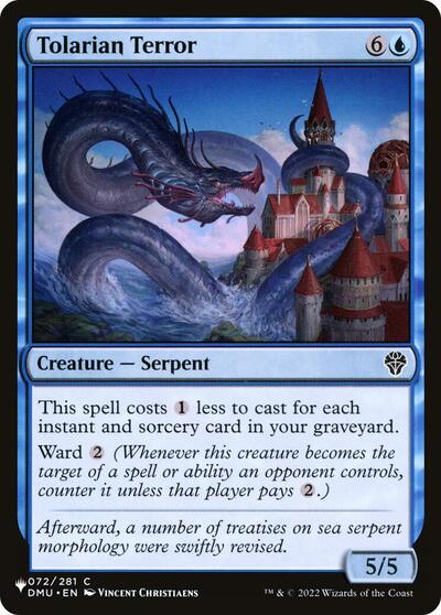 Tolarian Terror (The List) Near Mint