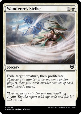Wanderer's Strike (Commander Masters) Near Mint