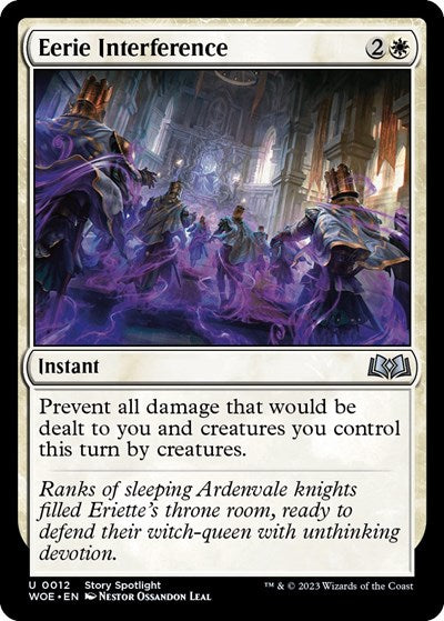 Eerie Interference (Wilds of Eldraine) Near Mint Foil