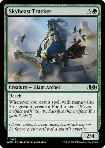 Skybeast Tracker (Wilds of Eldraine) Near Mint Foil