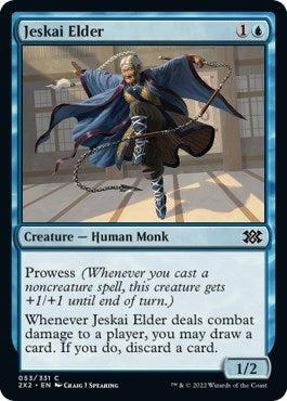 Jeskai Elder (Double Masters 2022) Light Play Foil