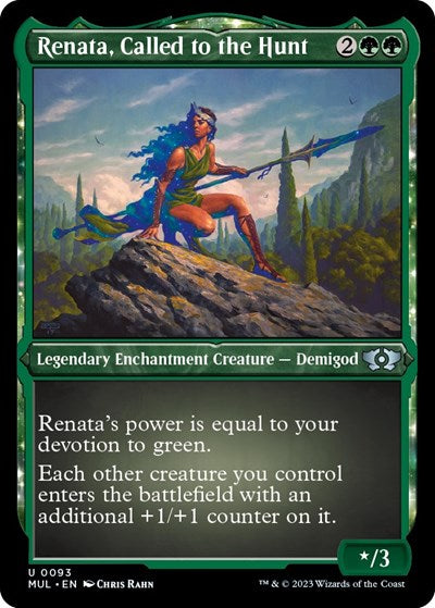 Renata, Called to the Hunt (Foil Etched) (March of the Machine: Multiverse Legends) Near Mint Foil