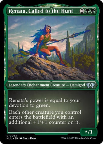 Renata, Called to the Hunt (Foil Etched) (March of the Machine: Multiverse Legends) Near Mint Foil
