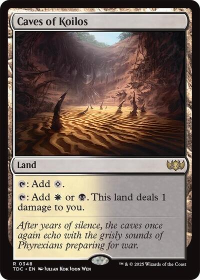 Caves of Koilos (Commander: Tarkir: Dragonstorm) Near Mint