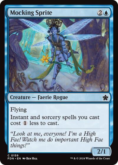 Mocking Sprite (Foundations) Near Mint Foil