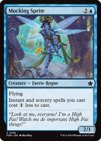 Mocking Sprite (Foundations) Near Mint Foil