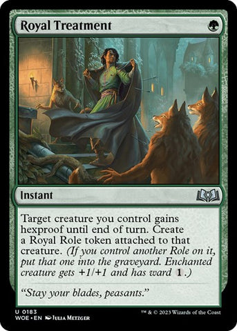 Royal Treatment (Wilds of Eldraine) Near Mint Foil