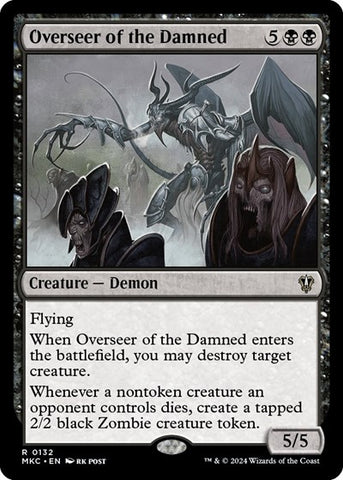 Overseer of the Damned (Commander: Murders at Karlov Manor) Near Mint