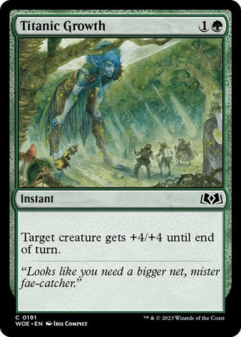 Titanic Growth (Wilds of Eldraine) Near Mint