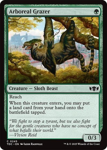 Arboreal Grazer (Commander: Tarkir: Dragonstorm) Near Mint