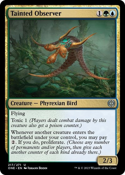 Tainted Observer (Phyrexia: All Will Be One) Light Play