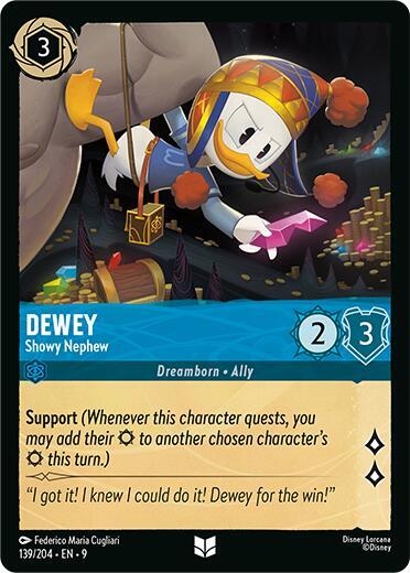 Dewey - Showy Nephew (Fabled) Near Mint