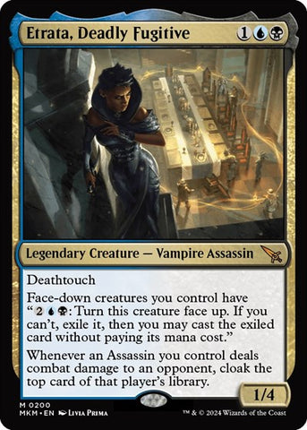 Etrata, Deadly Fugitive (Murders at Karlov Manor) Near Mint Foil