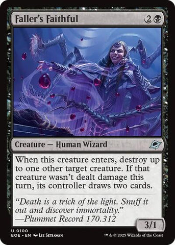 Faller's Faithful (Edge of Eternities) Near Mint Foil