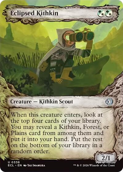 Eclipsed Kithkin (Showcase) (Lorwyn Eclipsed) Near Mint