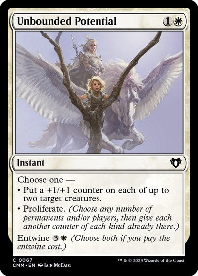 Unbounded Potential (Commander Masters) Near Mint