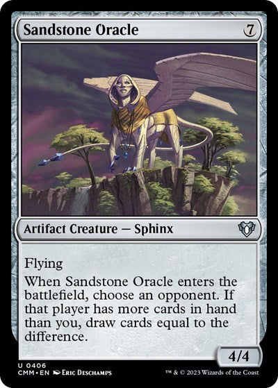 Sandstone Oracle (Commander Masters) Near Mint Foil