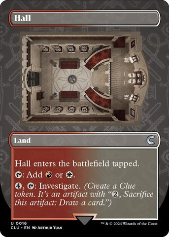 Hall (Borderless) (Ravnica: Clue Edition) Near Mint