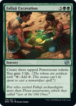 Fallaji Excavation (The Brothers' War) Light Play Foil