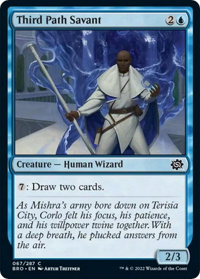 Third Path Savant (The Brothers' War) Near Mint Foil