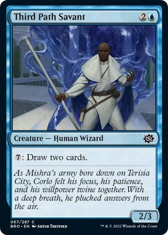 Third Path Savant (The Brothers' War) Near Mint Foil