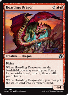 Hoarding Dragon (Iconic Masters) Near Mint Foil