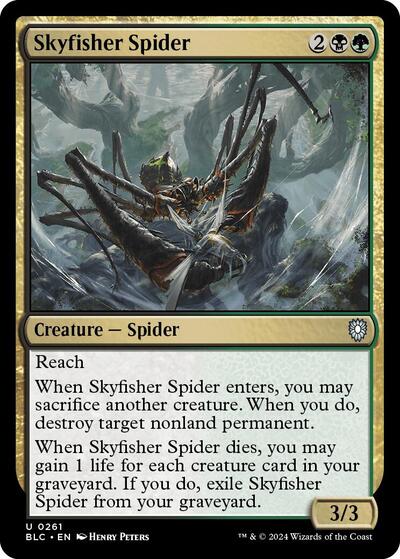 Skyfisher Spider (Commander: Bloomburrow) Near Mint