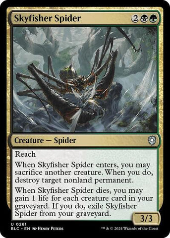Skyfisher Spider (Commander: Bloomburrow) Near Mint