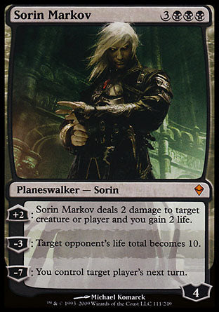 Sorin Markov (Zendikar) Medium Play