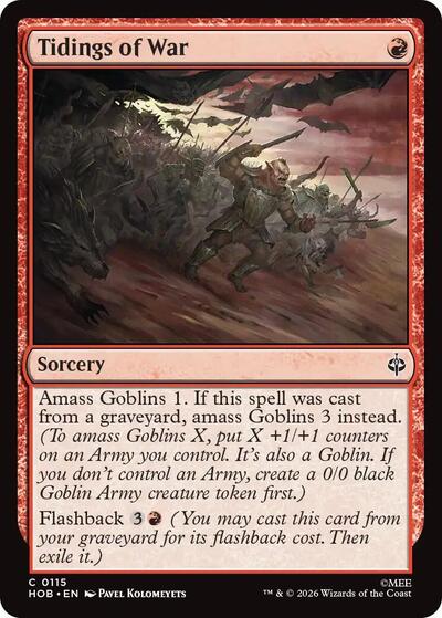 Tidings of War (The Hobbit) Near Mint Foil