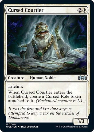 Cursed Courtier (Wilds of Eldraine) Near Mint